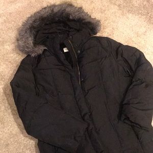 Calvin Klein Warm Black Puffer Coat